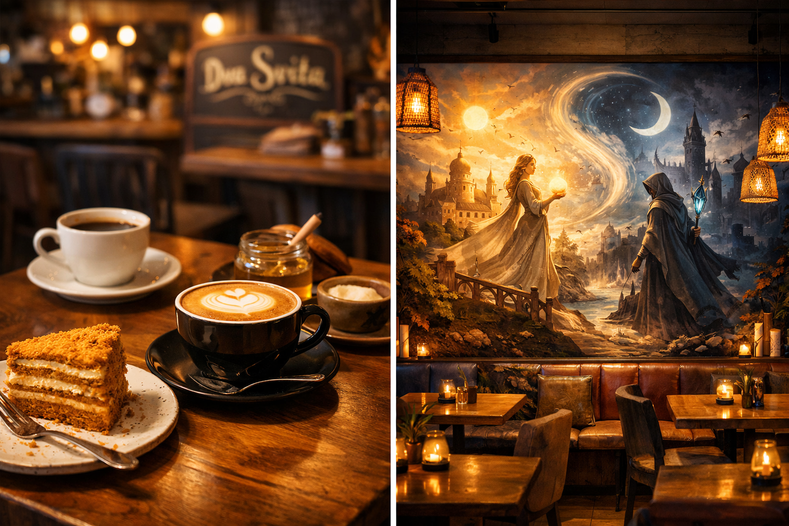 Dva Svita coffee and cake