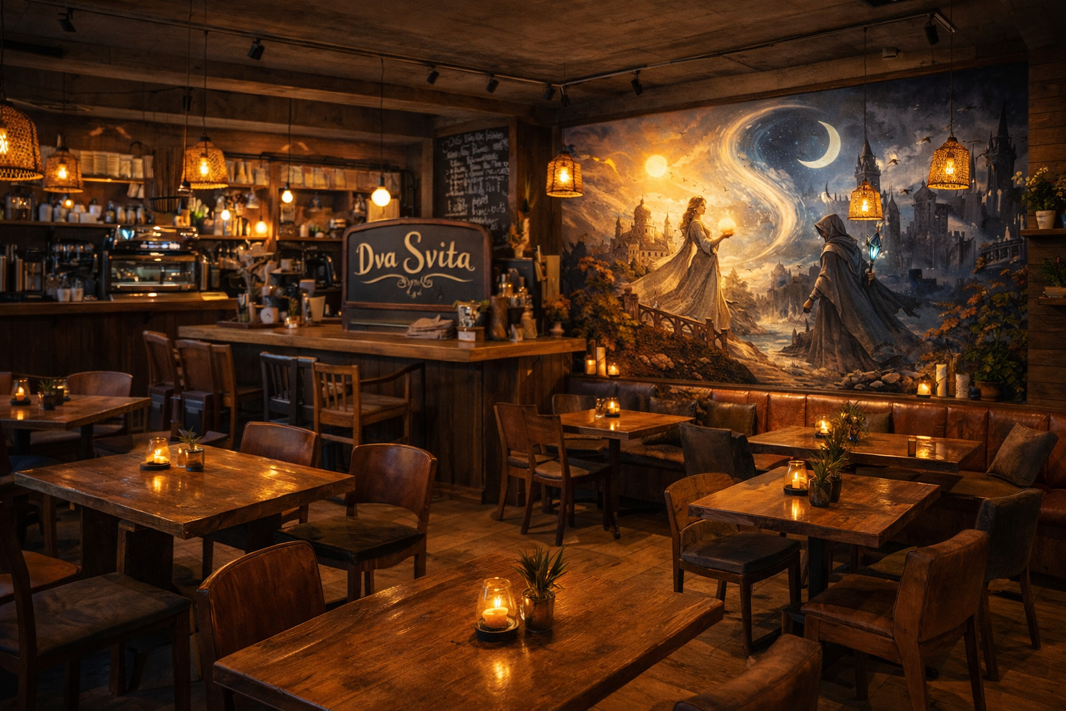 Dva Svita café interior