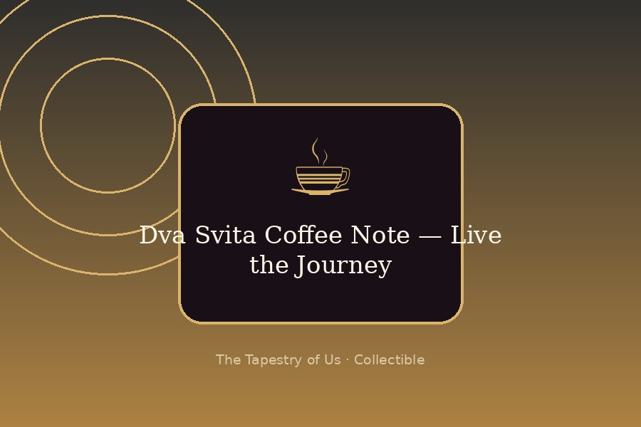 Dva Svita Coffee Note — Live the Journey