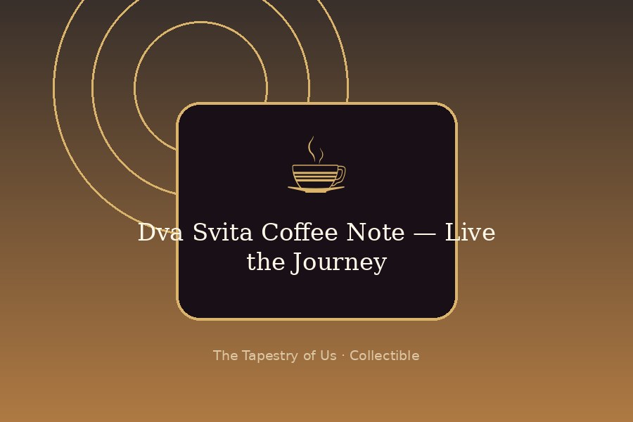 Dva Svita Coffee Note — Live the Journey