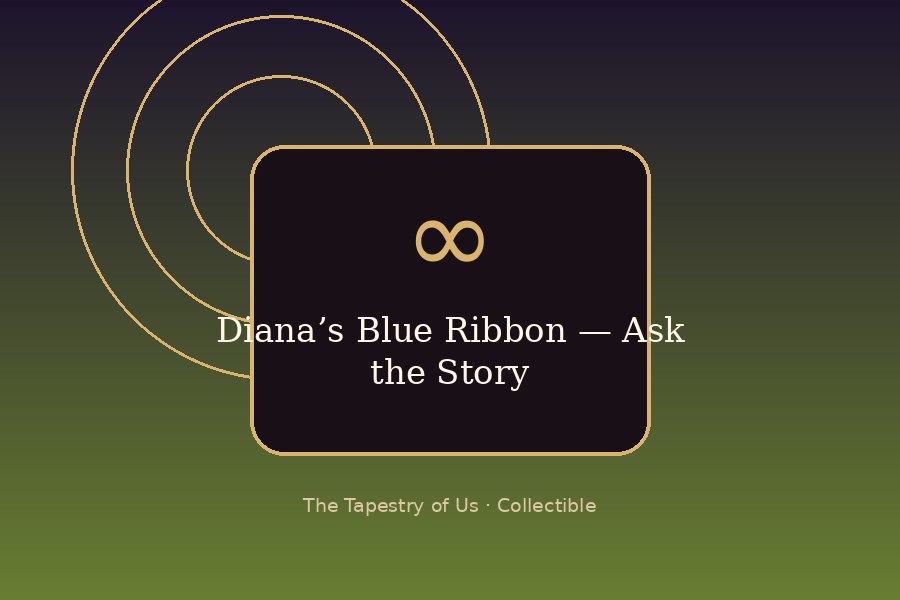 Diana’s Blue Ribbon — Ask the Story