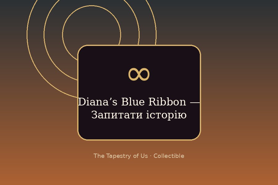 Diana’s Blue Ribbon — Ask the Story