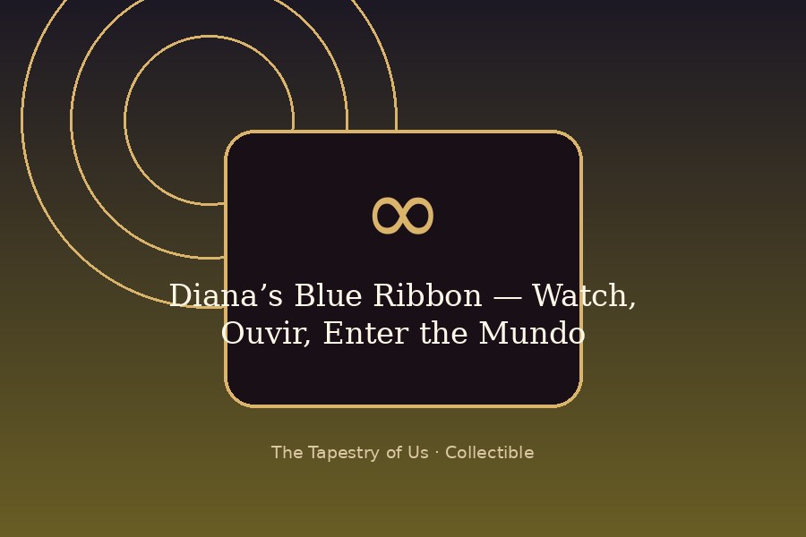 Diana’s Blue Ribbon — Watch, Listen, Enter the World