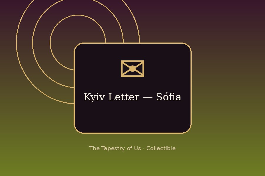 Kyiv Letter — Sofia