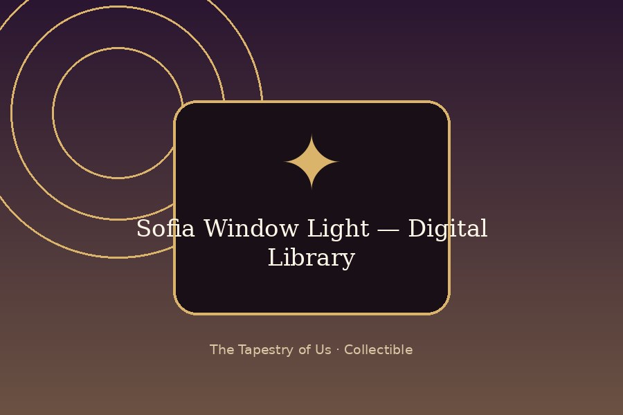 Sofia Window Light — Digital Library