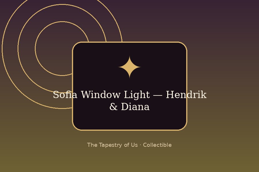 Sofia Window Light — Hendrik & Diana