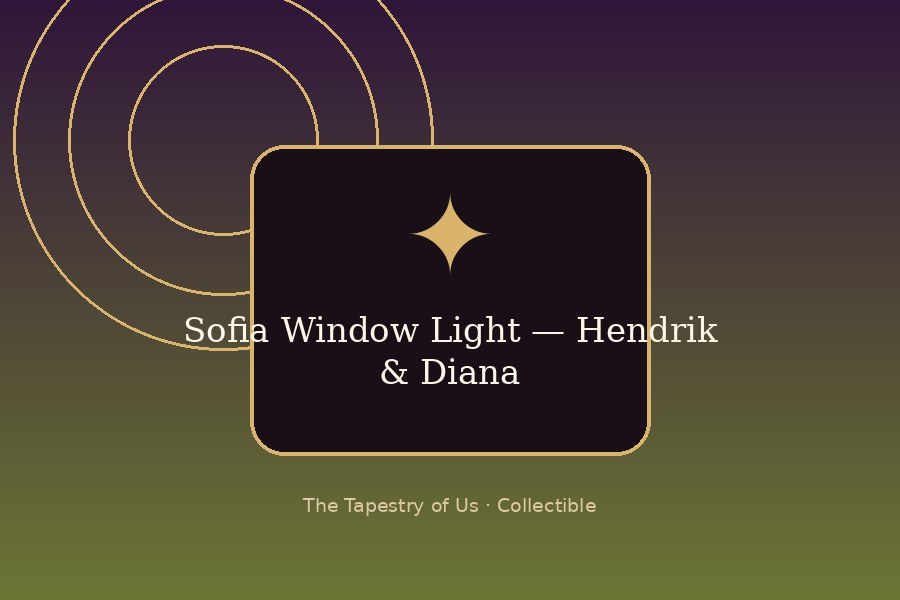 Sofia Window Light — Hendrik & Diana