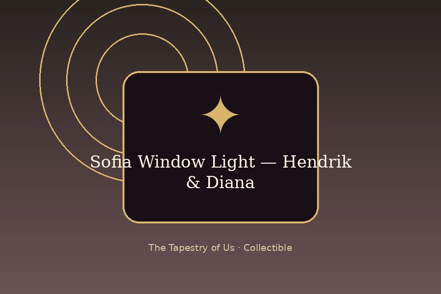 Sofia Window Light — Hendrik & Diana