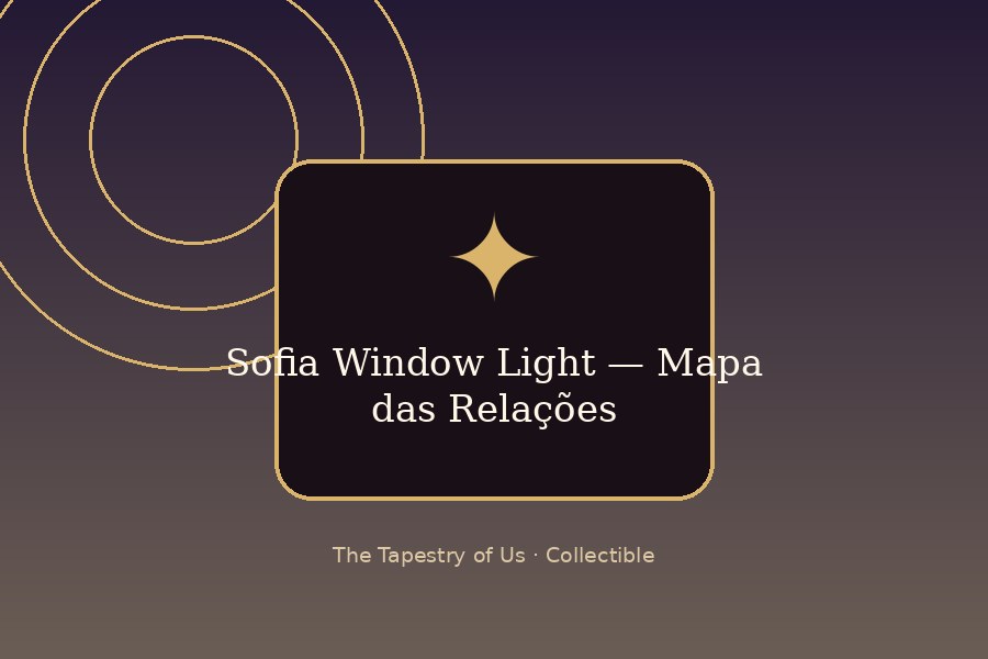 Sofia Window Light — Map das Relações