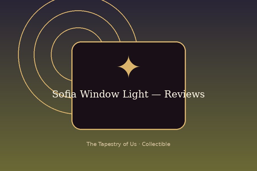 Sofia Window Light — Reviews