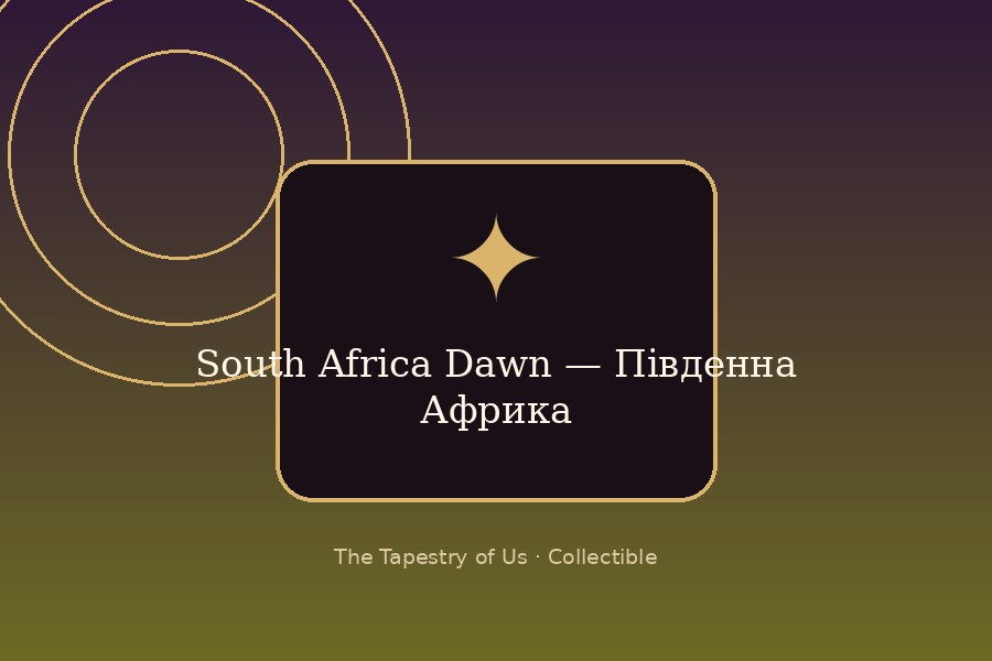 South Africa Dawn — South Africa