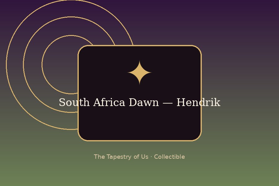 South Africa Dawn — Hendrik
