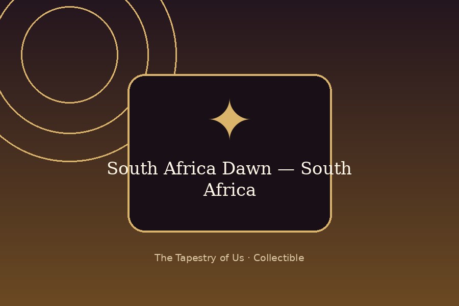 South Africa Dawn — South Africa