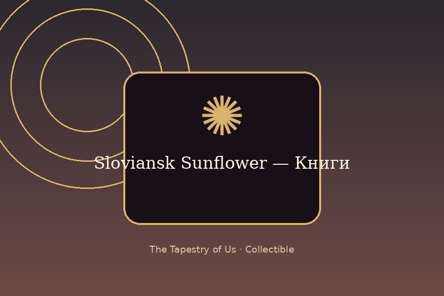 Sloviansk Sunflower — Books