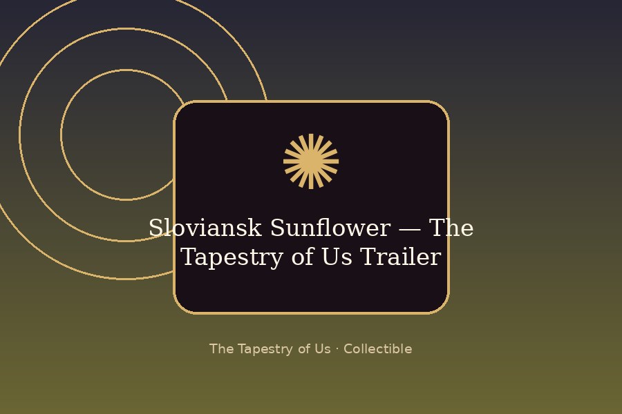 Sloviansk Sunflower — The Tapestry of Us Trailer