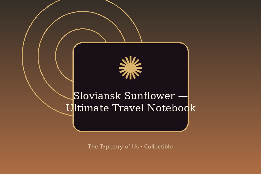 Sloviansk Sunflower — Ultimate Travel Notebook