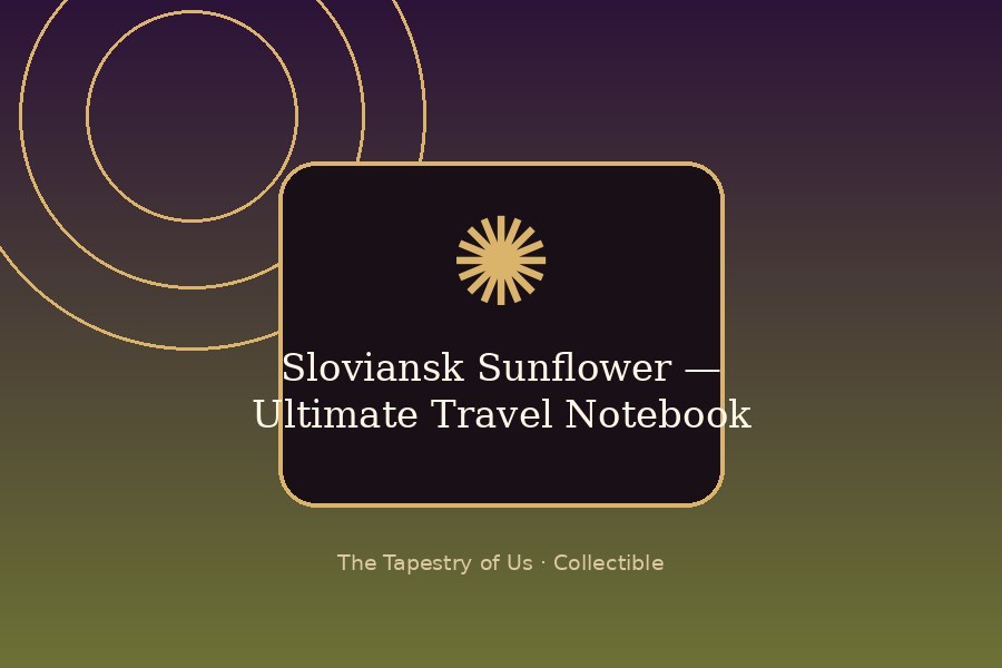 Sloviansk Sunflower — Ultimate Travel Notebook