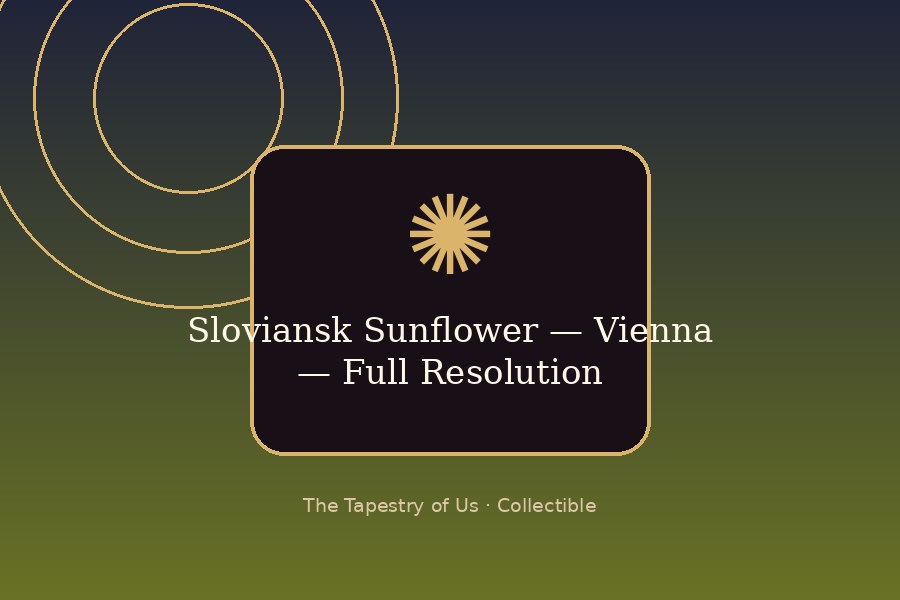 Sloviansk Sunflower — Vienna — Full Resolution