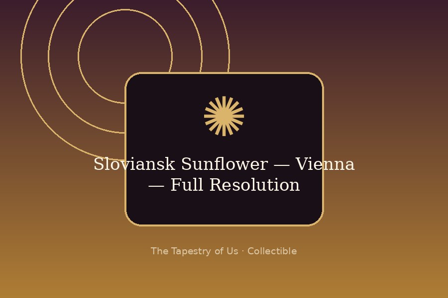 Sloviansk Sunflower — Vienna — Full Resolution