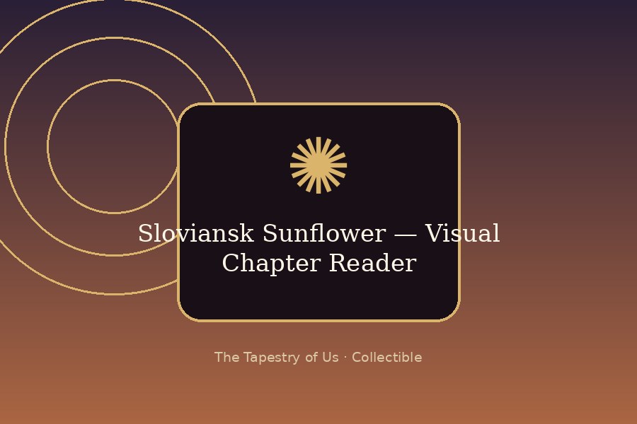 Sloviansk Sunflower — Visual Chapter Reader