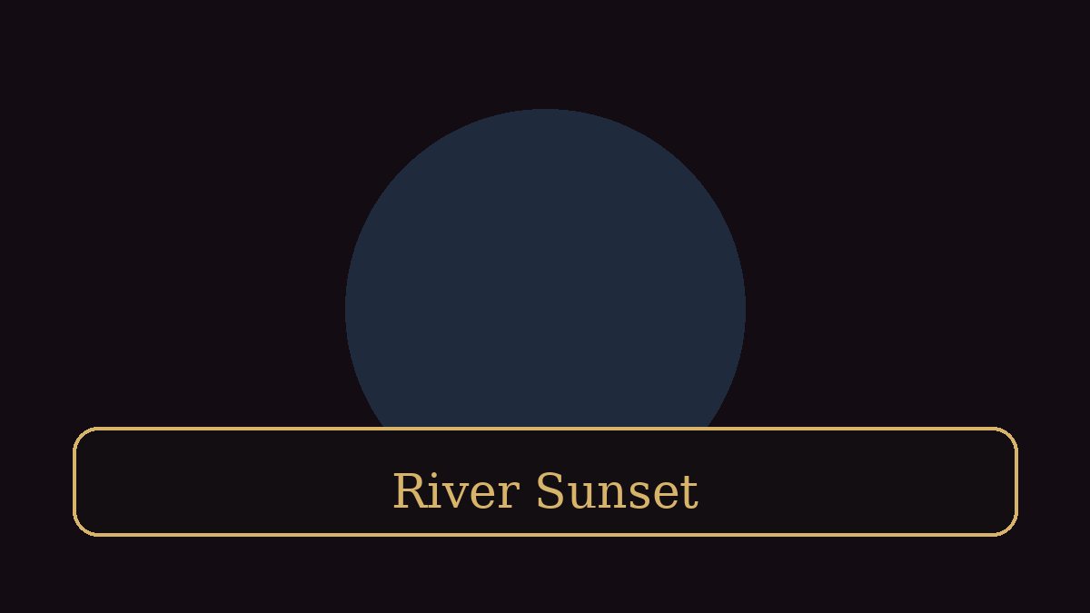 River Sunset