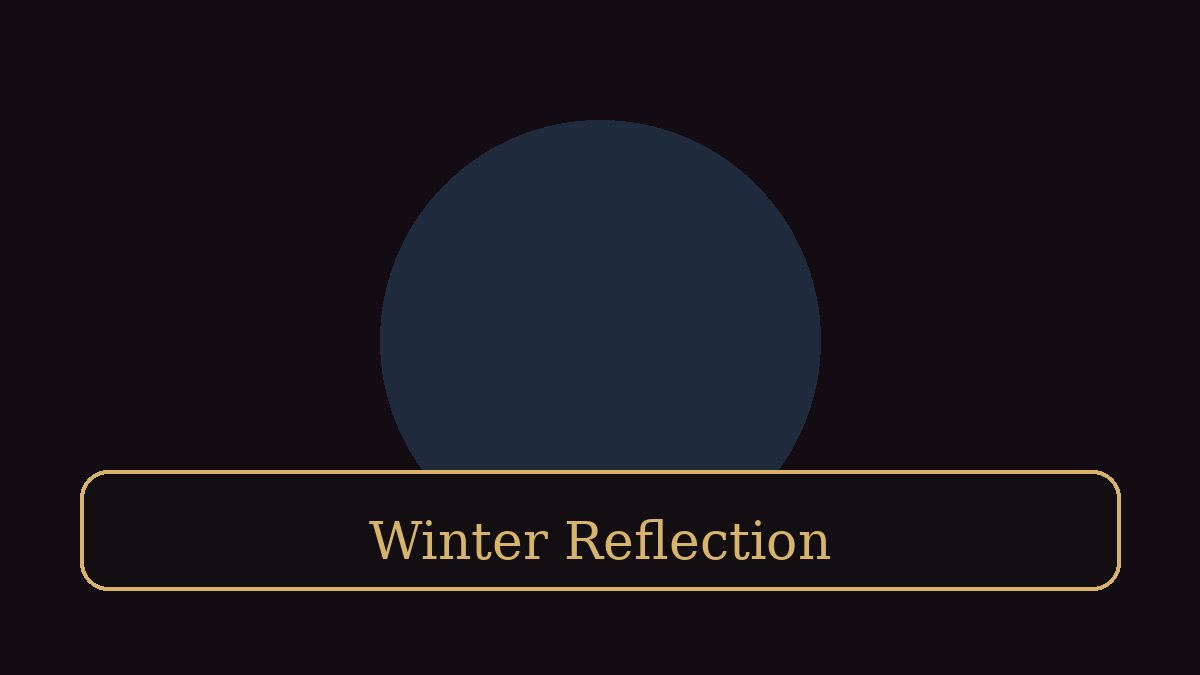 Winter Reflection