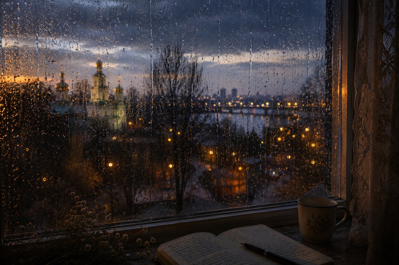 Rain on Glass