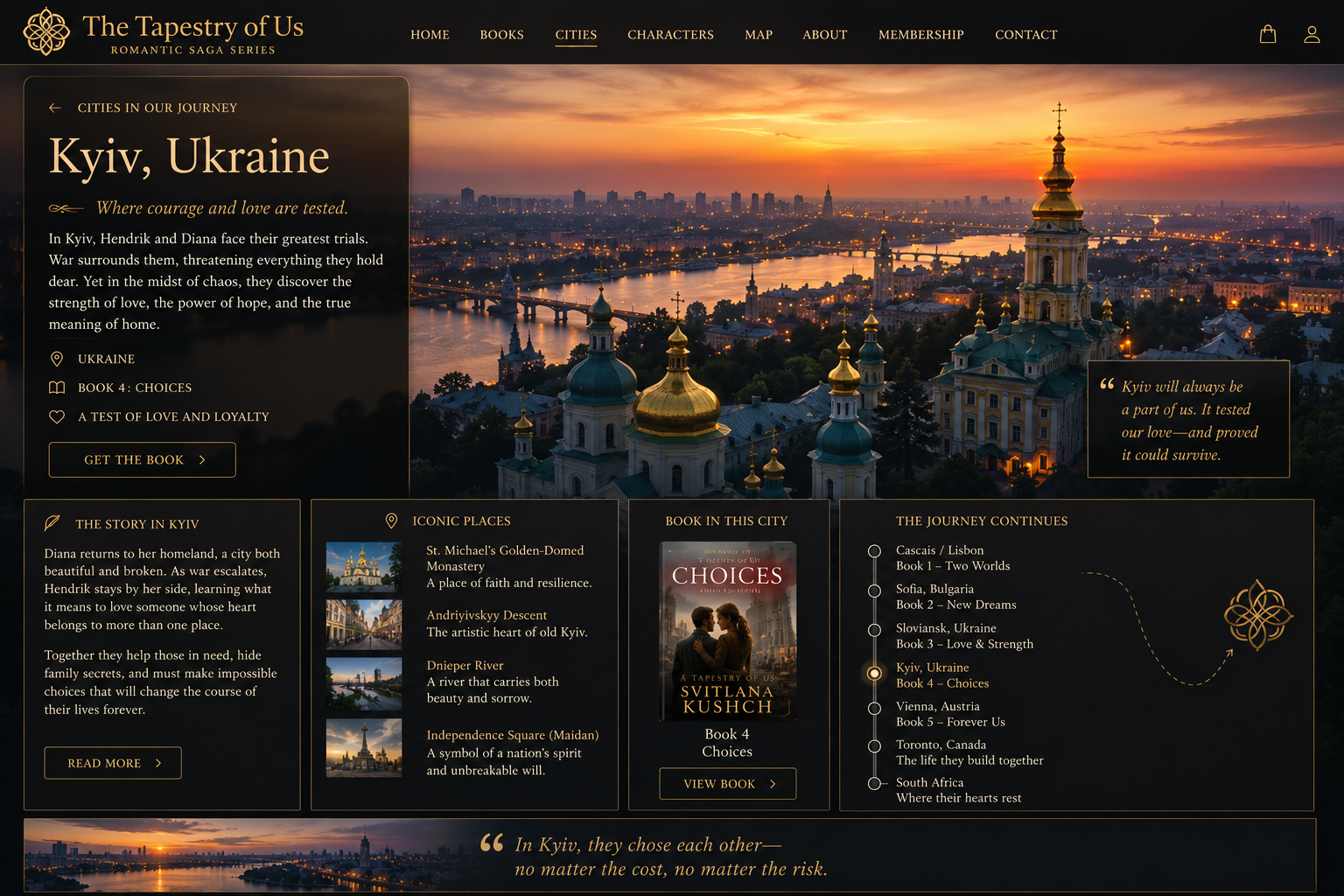 Kyiv cinematic city artwork