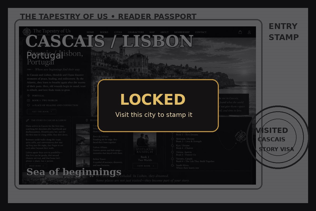 Locked passport page