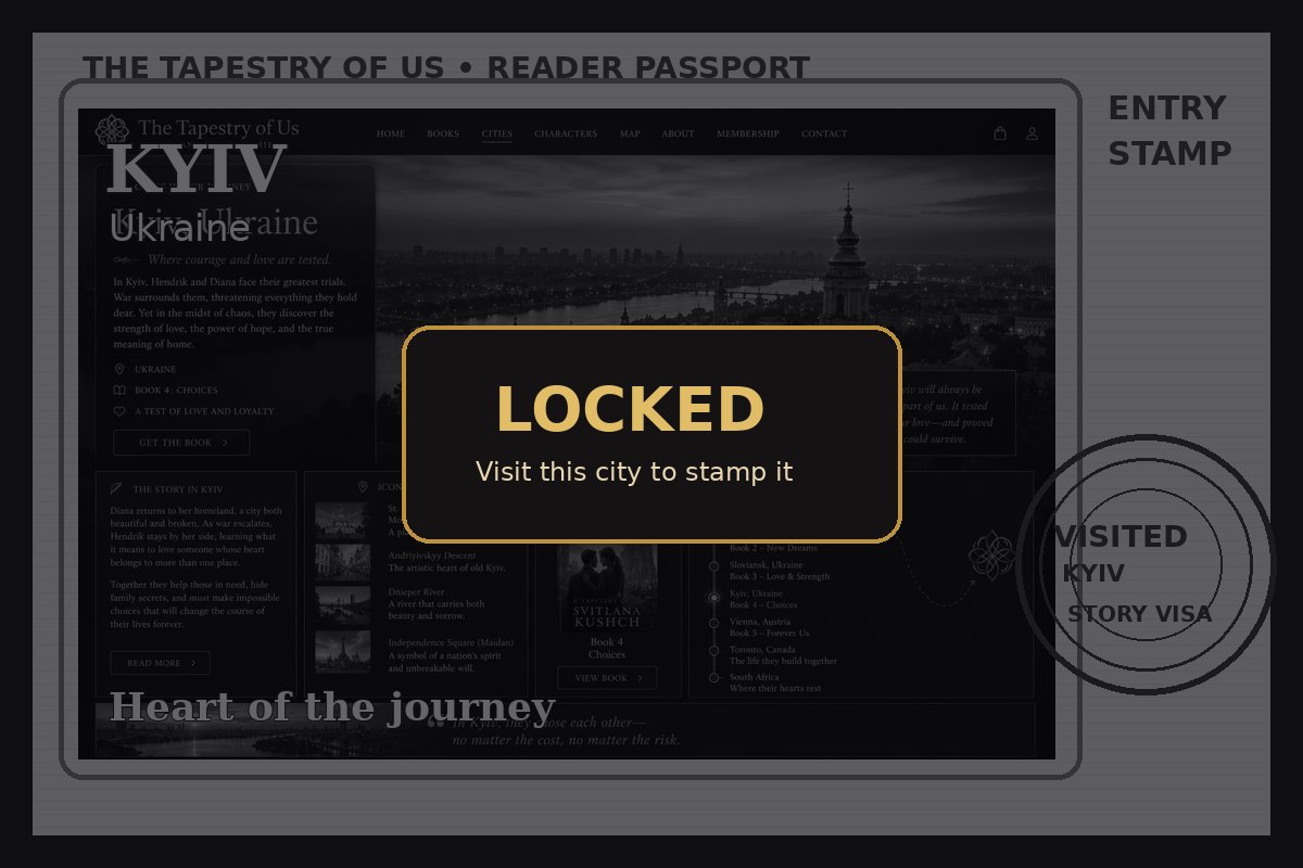 Locked passport page