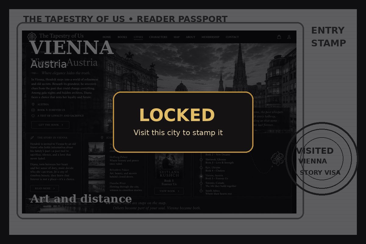Locked passport page